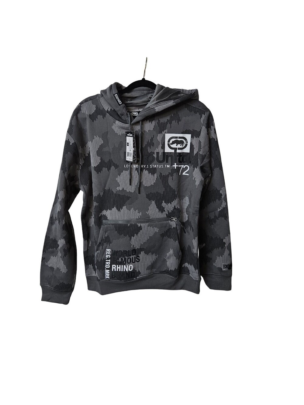 NWT Ecko Unltd. Men's "Tag A Lot" Spray Paint Graphic Hoodie - True Red [COPY]